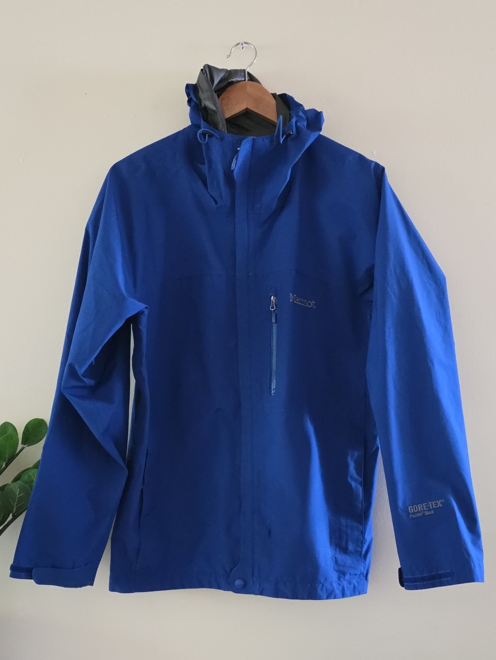 Marmot Men's Minimalist Gore Tex Jacket Waterproof - Blue ( With Flaws ) M ⛔️
